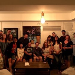 Delamar - Group photo in the upstairs bar.