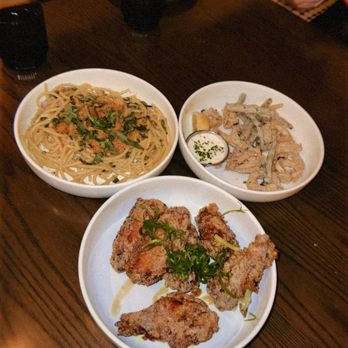 Pewa - Frito Misto, Chicken wings, Spaghetti Aglio e Olio - Coffee & Tea Near Me - Honolulu, Hawaii