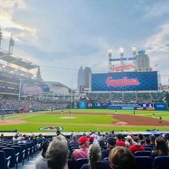 Progressive Field - From section 144 I think row W seats 9 and 10. Great view! - Stadiums & Arenas Near Me - Cleveland, Ohio Progressive Field - From section 144 I think row W seats 9 and 10. Great view! - Stadiums & Arenas Near Me - Cleveland, Ohio