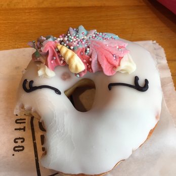 Offbeat Donut Co - Plain vanilla unicorn donut (2.50) - Donuts Near Me - Dublin, D