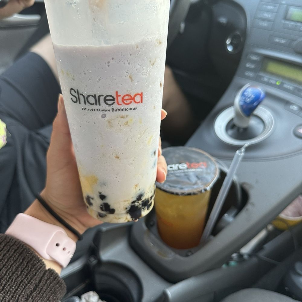 Taro Ice Blended with Pudding