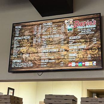 Dario's Pizza and Calzones - Menu - Pizza Near Me - Lubbock, Texas Dario's Pizza and Calzones - Menu - Pizza Near Me - Lubbock, Texas