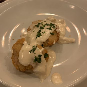 MI Table - These crispy fried sweatbreads were delicious with a white sauce that was totally amazing. - New American Near Me - Bay City, Michigan MI Table - These crispy fried sweatbreads were delicious with a white sauce that was totally amazing. - New American Near Me - Bay City, Michigan