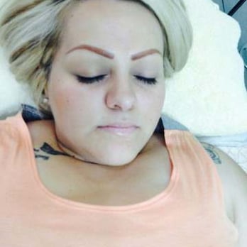 Anh Le Permanent Make-up - This is the shape she designed for the shape of my face. - Permanent Makeup Near Me - Stanton, California