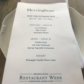 Herringbone Waikiki - Restaurant Week Menu - Seafood Near Me - Honolulu, Hawaii