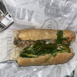 Korean Bbq 6 inch sandwich yummy Korean Bbq 6 inch sandwich yummy