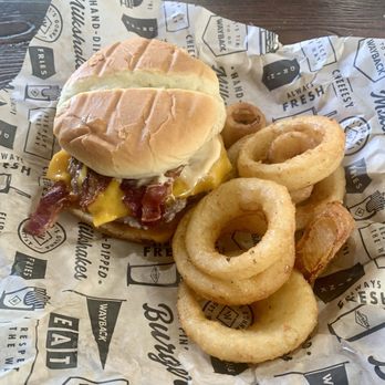 Wayback Burgers - Double Beef Bacon Burger - Burgers Near Me - Richmond, Texas Wayback Burgers - Double Beef Bacon Burger - Burgers Near Me - Richmond, Texas