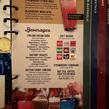 The Old Spaghetti Factory - drink menu - Italian Near Me - Honolulu, Hawaii