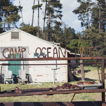 Camp Ocean Pines - Delicious Food for our Wedding, Photo by Anne-Claire Brun - Summer Camps Near Me - Cambria, California