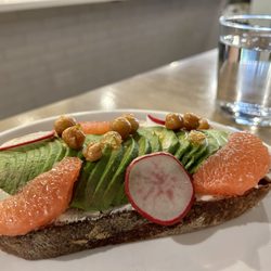 Avocado citrus toast