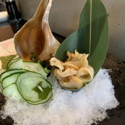 Ocean Sushi Grill - Fresh Conch available at Sushi Grill 9th Anniversary. October 20th 2024