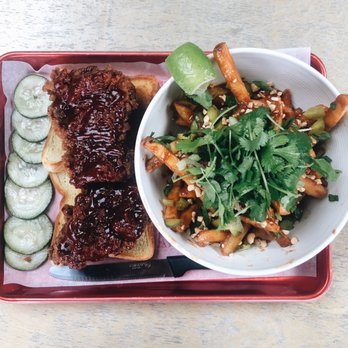Basilisk - Hot Chicken Plate - New American Near Me - Portland, Oregon