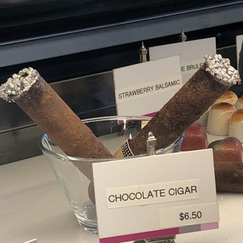 Le Macaron French Pastries - Chocolate cigar? Looked so real! - Coffee & Tea Near Me - St. Augustine, Florida