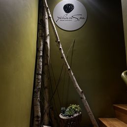 The picture is entrance to the spa The picture is entrance to the spa