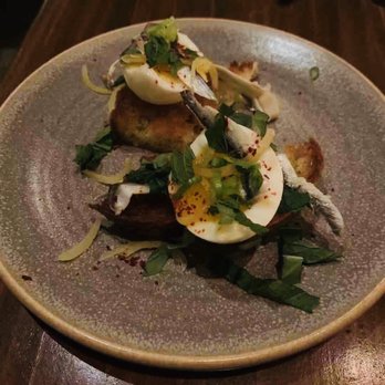 Arden  - 6-minute eggs with anchovy - New American Near Me - Portland, Oregon