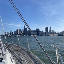 View of the San Francisco skyline from Atalanta.