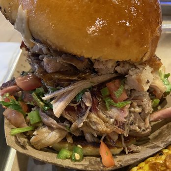 Hoodoo Brown BBQ - Hogzilla sandwich - Barbeque Near Me - Ridgefield, Connecticut Hoodoo Brown BBQ - Hogzilla sandwich - Barbeque Near Me - Ridgefield, Connecticut