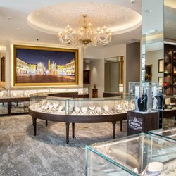 Framed photo is of Torino, Italy where Valobra Master Jewelers was first opened in 1905.