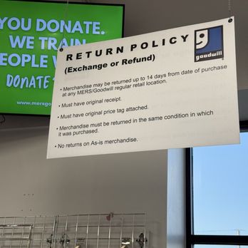 Goodwill Industries - Return policy - Used, Vintage & Consignment Near Me - Saint Charles, Missouri Goodwill Industries - Return policy - Used, Vintage & Consignment Near Me - Saint Charles, Missouri