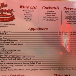 Menu appetizers Menu appetizers