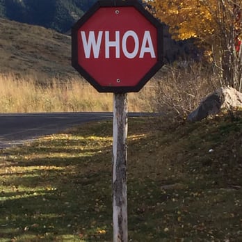 Spring Creek Ranch - Stop signs on the property... Pretty cute - Hotels Near Me - Jackson, Wyoming Spring Creek Ranch - Stop signs on the property... Pretty cute - Hotels Near Me - Jackson, Wyoming