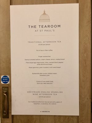 Menu photo 1 The Restaurant at St Paul's London, XGL