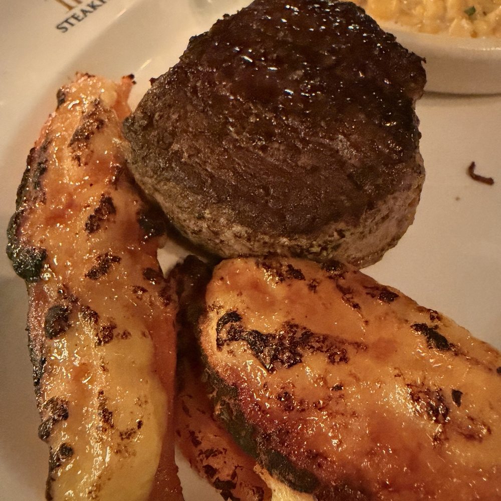 1776 Steakhouse - Filet Mignon - 6 Oz twice baked potato - Steakhouses Near Me - Rehoboth Beach, Delaware 1776 Steakhouse - Filet Mignon - 6 Oz twice baked potato - Steakhouses Near Me - Rehoboth Beach, Delaware