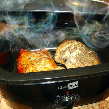 Hoover's Cooking - We heated our Thanksgiving turkey from Hoovers Cooking in an electric roaster.  So good! One Smoked and one "Jerkey-Turkey" - Southern Near Me - Austin, Texas