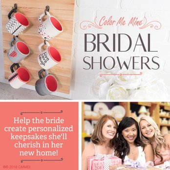 Color Me Mine - Book your bridal shower at the studio! - Paint-Your-Own Pottery Near Me - Walnut Creek, California Color Me Mine - Book your bridal shower at the studio! - Paint-Your-Own Pottery Near Me - Walnut Creek, California