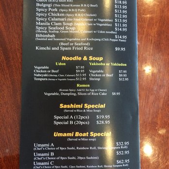 Umami Sushi - Menu - Sushi Bars Near Me - Lompoc, California Umami Sushi - Menu - Sushi Bars Near Me - Lompoc, California