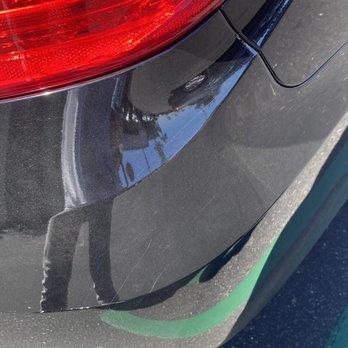 Super Star Car Wash Express - Scratches on bumper - Car Wash Near Me - San Marcos, California
