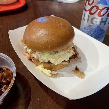 Kenny J's BBQ - Pulled pork sandwich - Desserts Near Me - South Jordan, Utah Kenny J's BBQ - Pulled pork sandwich - Desserts Near Me - South Jordan, Utah
