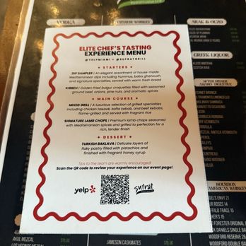 Elite Experience: Sufrat Mediterranean Grill - Yelp Elite Tasting Menu - Yelp Events Near Me - Doral, Florida