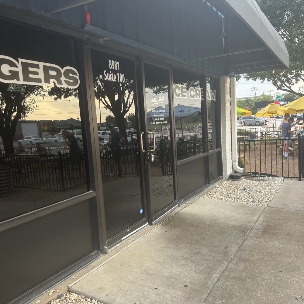 Dad Jokes Cheesyburger - Entrance - Burgers Near Me - Frisco, Texas Dad Jokes Cheesyburger - Entrance - Burgers Near Me - Frisco, Texas