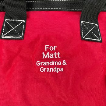 Montees - "After" Montee customized w/their embroidering work!  EXCELLENT! - Screen Printing/T-Shirt Printing Near Me - Yonkers, New York