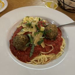 Spaghetti and meatballs Spaghetti and meatballs