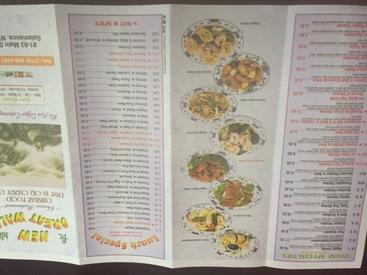 Menu photo 3 New Great Wall Restaurant Salamanca, NY Menu photo 3 New Great Wall Restaurant Salamanca, NY