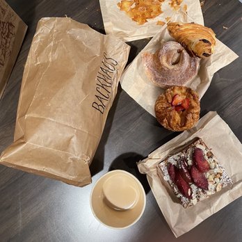 Backhaus - Chocolate croissant, morning bread, rhubarb strawberry, plum and almond - Bakeries Near Me - San Mateo, California Backhaus - Chocolate croissant, morning bread, rhubarb strawberry, plum and almond - Bakeries Near Me - San Mateo, California