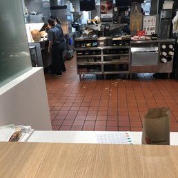 Fries on floor