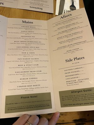 Menu photo 7 The Boxty House Dublin, D Menu photo 7 The Boxty House Dublin, D