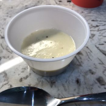 Applebee's Grill + Bar - Extra Alfredo sauce in To Go order-charged $3.99. The condiment cup isn't even half full. - Sports Bars Near Me - Cullman, Alabama Applebee's Grill + Bar - Extra Alfredo sauce in To Go order-charged $3.99. The condiment cup isn't even half full. - Sports Bars Near Me - Cullman, Alabama
