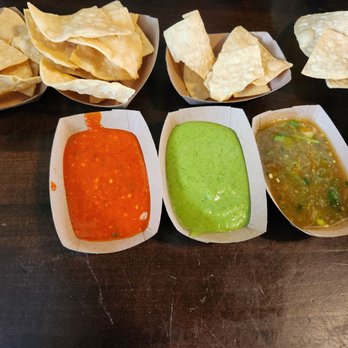 Tacotote - a variety of dips and condiments - Mexican Near Me - El Paso, Texas