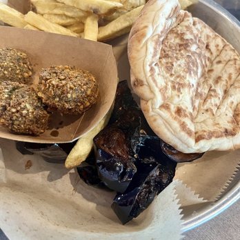 Tel Aviv Grill - Rib Eye Plate sides with extra falafel balls - Falafel Near Me - Encino, California