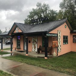 Moon and Dagger Tattoo - View from the road