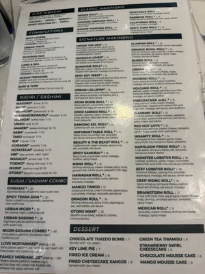 Menu photo 2 Maki Hibachi Orlando, FL Menu photo 2 Maki Hibachi Orlando, FL