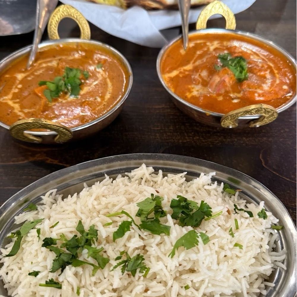 Rice and chicken curry
