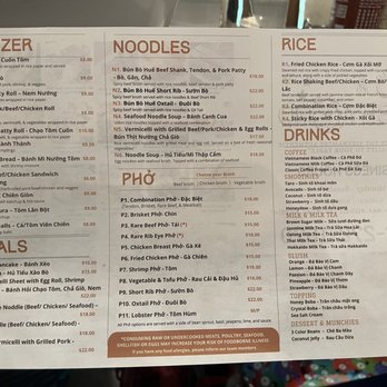 Pho & Beyond - Menu - Vietnamese Near Me - Las Vegas, Nevada
