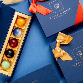 Chocs ‘N Boxes - 5-pcs chocolate gift box. - Chocolatiers & Shops Near Me - Norridge, Illinois Chocs ‘N Boxes - 5-pcs chocolate gift box. - Chocolatiers & Shops Near Me - Norridge, Illinois
