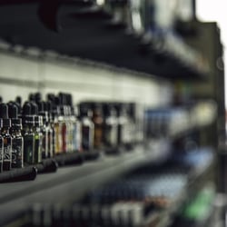 Smoke 4 U - Shelf after shelf of quality juice selections.
