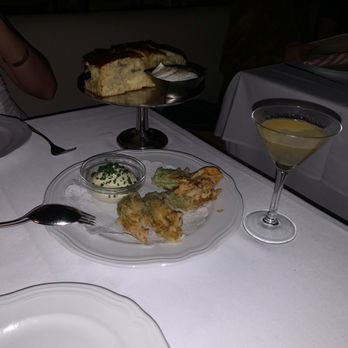Alba - Squash blossoms and whipped ricotta with focaccia - Italian Near Me - West Hollywood, California